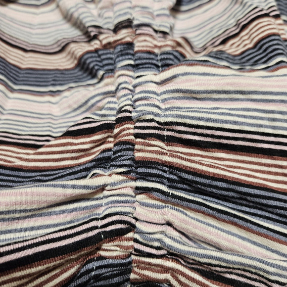 Lane Bryant Crossover Maxi Wrap Dress Size 30 5X Multi Stripe Casual Lightweight - Picture 16 of 16